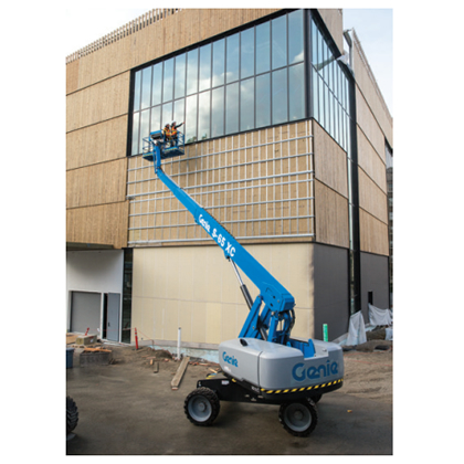 PLATAFORMA TELESCÓPICA MARCA GENIE MODELO S65 ALTURA 21M img